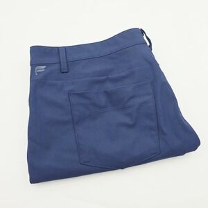 Fabletics The Don Trouser Slim Fit Performance Mens 36X30 (Fit 36x27) Pants Blue